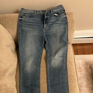 Mother Midrise Dazzler Ankle jeans size 32